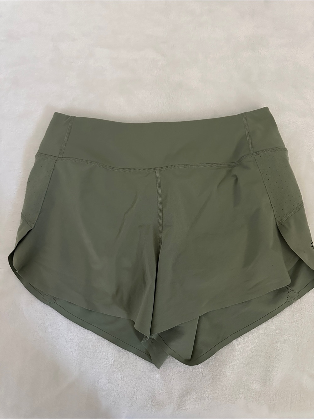 Athleta Olive Green Women's Athletic Shorts